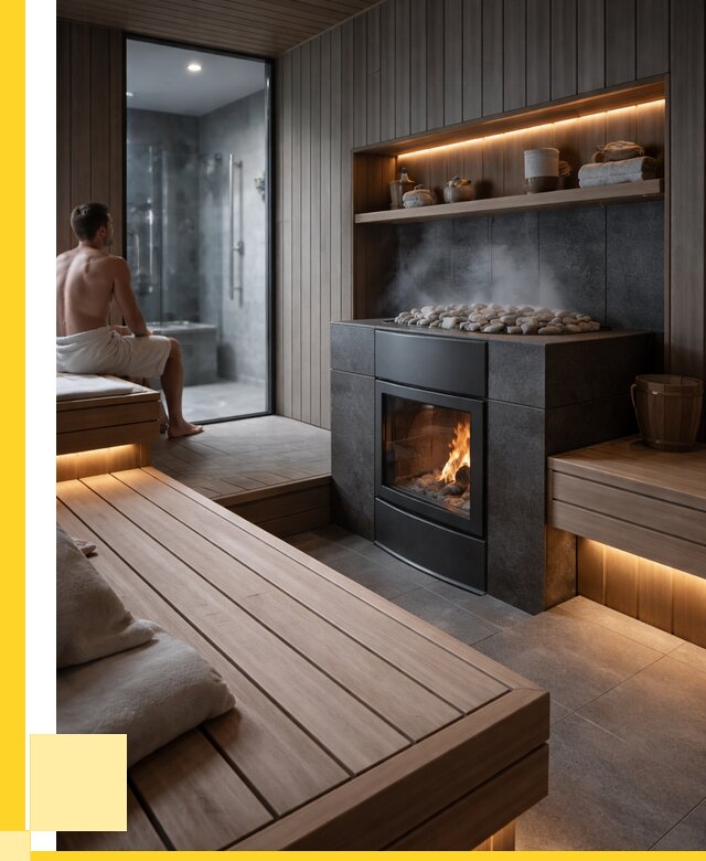 Проект сауны в частном доме в Топках от 35466 р. | ЭриданТпк