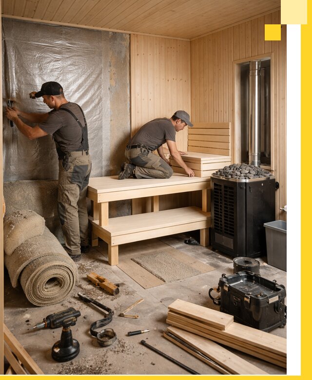 Проекты саун под ключ в Топках дизайн и строительство