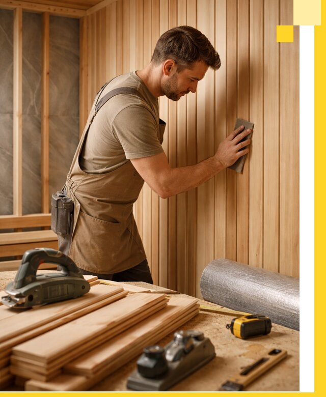 Профессиональная отделка саун и парных под ключ в Топках