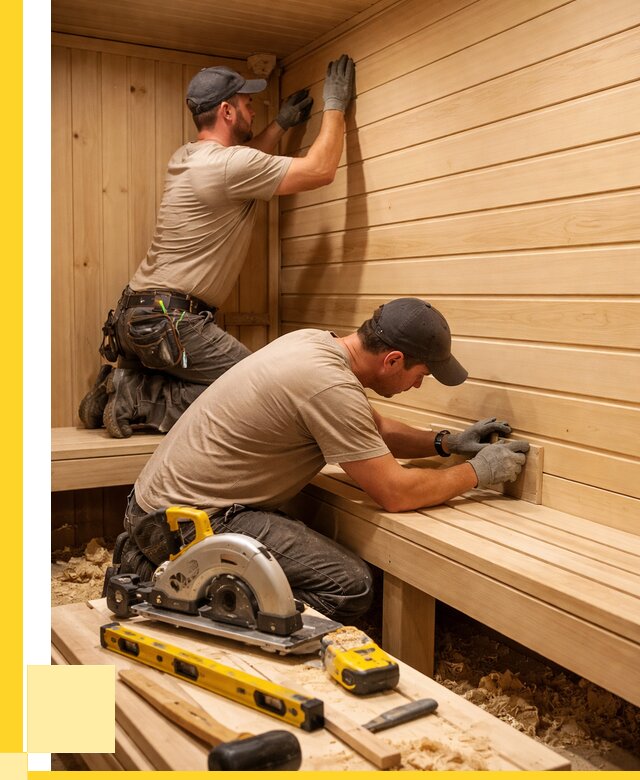 Обшивка саун вагонкой в Топках от 2533 р. | ЭриданТпк