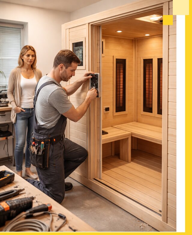 Инфракрасные сауны под ключ в Топках продажа и установка