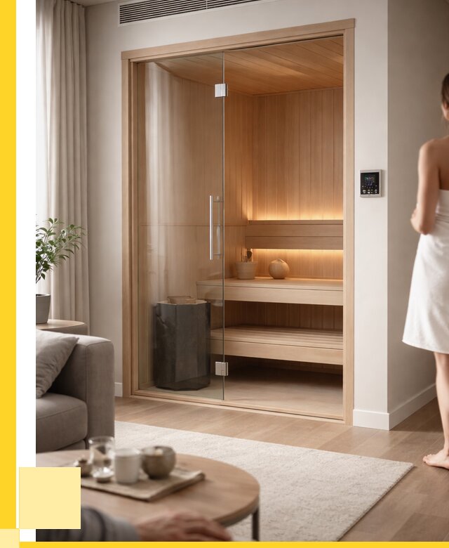 Сауна в квартире под ключ в Топках от 121596 р. ЭриданТпк