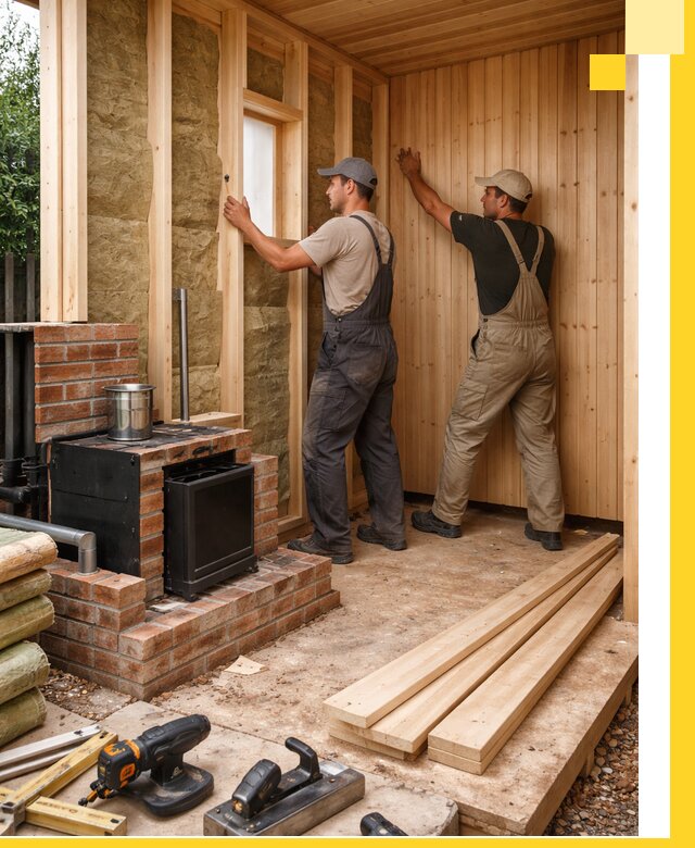 Строительство и установка дачных саун под ключ в Топках