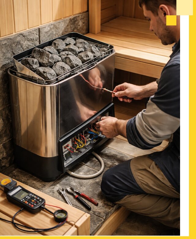 Продажа и установка электрокаменок для саун в Топках