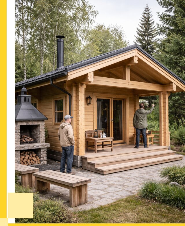 Деревянные бани под ключ в Топках от 455985 р. | ЭриданТпк