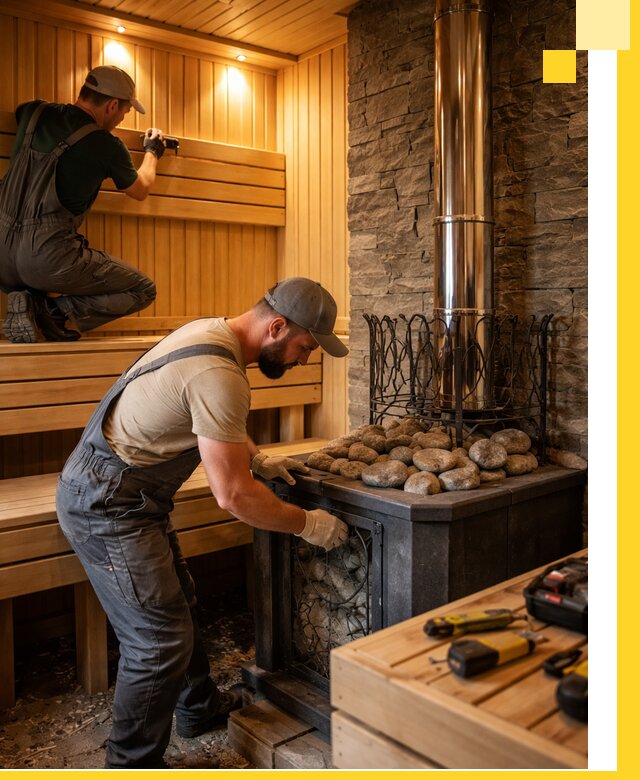 Комплексный дизайн бань, саун и зон отдыха в Топках