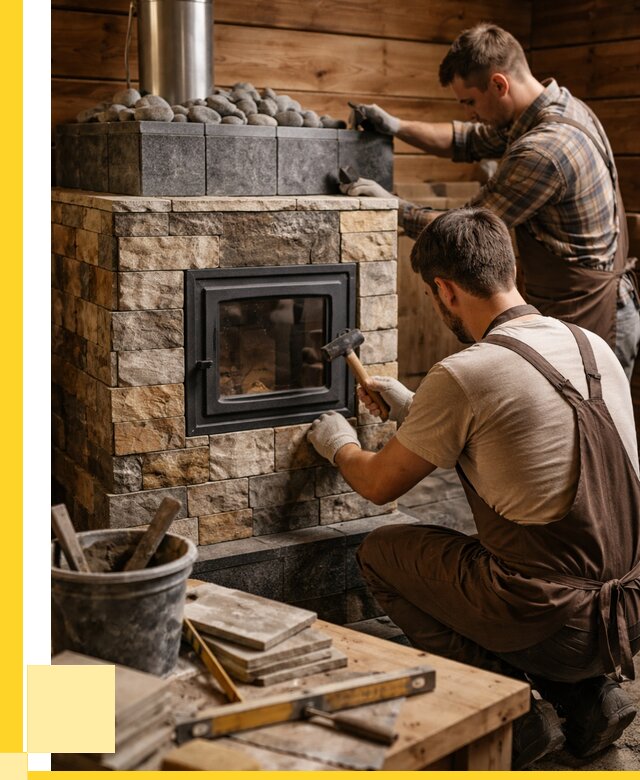 Облицовка банной печи в Топках от 15200 р. | ЭриданТпк