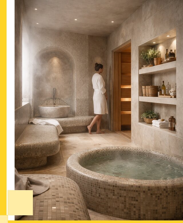 Строительство бани с хамамом в Топках от 759975 р. | ЭриданТпк