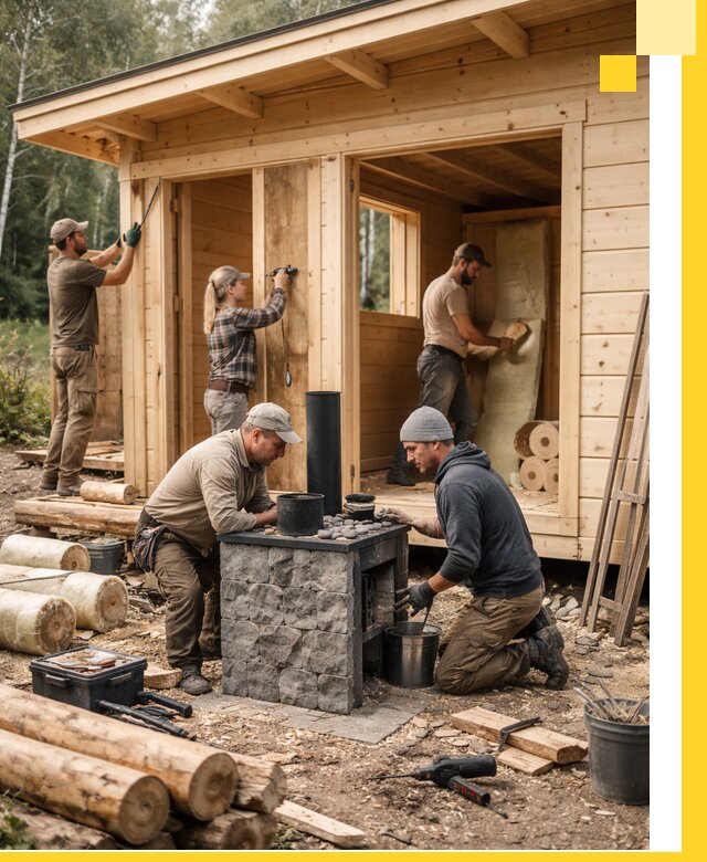 Купить баню под ключ в Топках строительство монтаж отделка