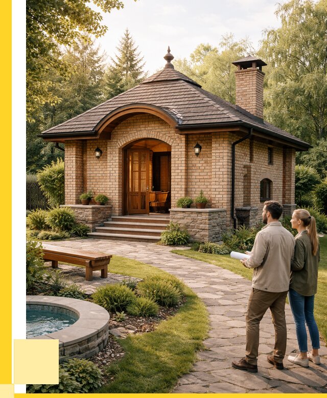 Проект кирпичной бани в Топках от 30399 р. | ЭриданТпк