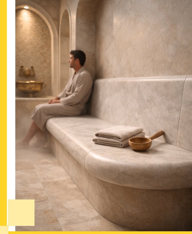 Сиденья для хамама в Топках под ключ от 12160 р. | ЭриданТпк