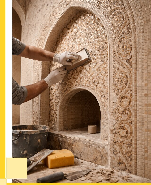 Мозаика для хамама в Топках под ключ от 5067 р. | ЭриданТпк